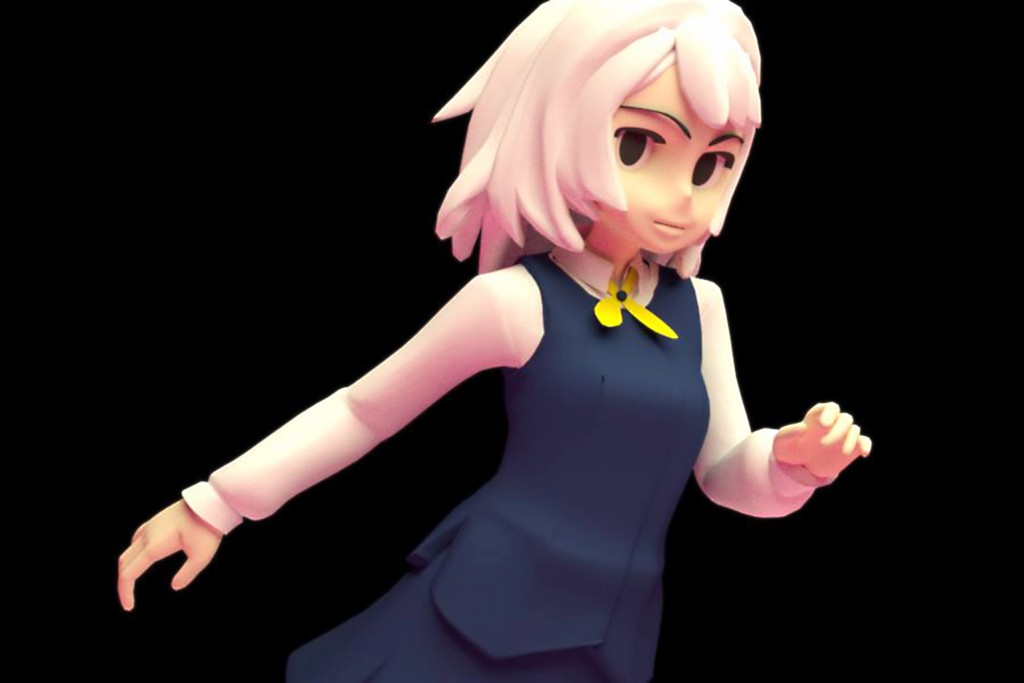 Anime character model preview image 1